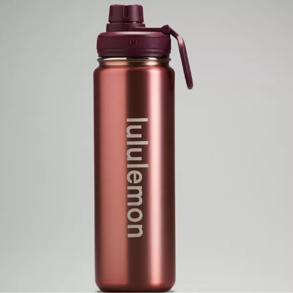 Lululemon athletica Back to Life Sport Bottle 24oz green copper fitness $48 - Picture 2 of 11